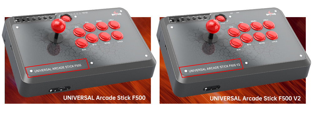 Make sure you select the right version of of your F500, as illustrated here in the red lines